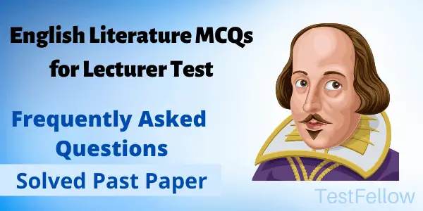 english literature mcqs for lecturer test